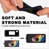 Silicone Case for Kodak CHARMERA Keychain Digital Camera Blind Box, Photo Mini Keychain Camera Sleeve with Precise Cutouts & Scratch Protection - Camera NOT Included (Black) view 2