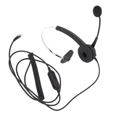 Phone Headset Noise Cancelling Headphones with Mic for Call Centers, RJ9 Landline Phone Headset for Office Workers