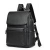 Glorixen Genuine Leather Laptop Backpack for Women Large Capacity Travel Computer Bag Casual Daypack Gift Box (Black) view 1