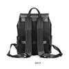 Glorixen Genuine Leather Laptop Backpack for Women Large Capacity Travel Computer Bag Casual Daypack Gift Box (Black) view 2