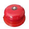 1pc AC 220V 150mm 6 inch Dia Schools Fire Alarm Round Shape Electric Bell Red view 2