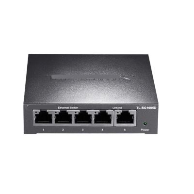 5-Port Gigabit Ethernet Switch 1000BASE-T Network Switch and Play TL-SG1005D(US Adapter)