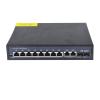 12-Port Gigabit POE RJ45 Ethernet Switch with SFP, Supporting 802.3af/at(Switch with EU Plug) view 1