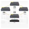 12-Port Gigabit POE RJ45 Ethernet Switch with SFP, Supporting 802.3af/at(Switch with EU Plug) view 2