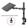 400mm M051LP Height Adjustment 10-17 Inch Laptop Stand Rotating Notebook Tray Monitor Desktop Stand Long Arm Full Motion view 2