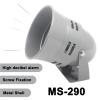 1pc 12VDC 24VDC 220VAC 110VAC Mini Plastic Motor Siren Industrial Alarm Sound Electrical Guard Against Theft MS-290(DC 12V) view 2