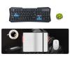 American Army Troops Soldiers Gaming Mouse Pad 32L12W inch Extended Large Laptop Keyboard Non-Slip Rubber Base with Stitched Edges for Home Office Computer view 4