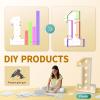 imprsv 70 Marquee Numbers, 3FT Light Up Sign for 70th Birthday Party Decor view 2