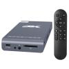 4K Digital Media Player & HDD Enclosure 2-in-1, 4K@60Hz Ultra HD TV MP4 Video Player for USB Type-C Drive/SD Card, Digital Signage, H.265/HEVC, Looping Auto Playback, HDMI/AV Output view 1