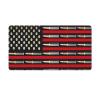American Flag Bullets Gaming Mouse Pad 30L16W inch Extended Large Laptop Keyboard Non-Slip Rubber Base with Stitched Edges for Home Office Computer view 1