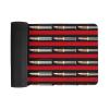 American Flag Bullets Gaming Mouse Pad 30L16W inch Extended Large Laptop Keyboard Non-Slip Rubber Base with Stitched Edges for Home Office Computer view 3
