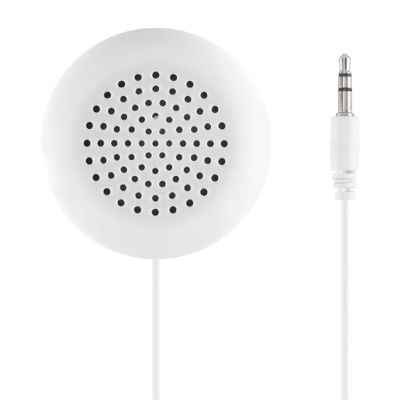 Kopinma Mini White 3 5mm Pillow Speaker for CD Radio MP3 Player
