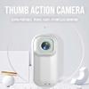 4K Thumb Action Camera, 64/128/256G Chest Camera, Body Cam Wearable, New Ultra Wide Angle Thumb Pocket Action Cam, Video Record for Cycling, Diving, Skiing,Vlogging (Black,32G) view 2