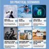 4K Thumb Action Camera, 64/128/256G Chest Camera, Body Cam Wearable, New Ultra Wide Angle Thumb Pocket Action Cam, Video Record for Cycling, Diving, Skiing,Vlogging (White,64G) view 3