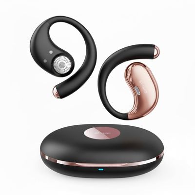 BEVCEFCC Open Ear Bluetooth Headphones 6.0, Wireless Earbuds with Ear Hooks, 36H Playtime, Sweatproof Comfort Fit for Sports Running Workouts, Touch Control Lightweight Open Ear Design