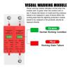 385V AC SPD 1P 2P 3P 4P 20KA 30KA 40KA 60KA Lightning Surge Protector, Solar Photovoltaic Low-Voltage Surge Arrester(1P,AC385V 30-60KA) view 3