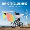 4K HD POV Sports Glasses with Camera, 2026 Upgraded Smart Glasse for Men Women Sunglasses Cameras and Audio Video Action Outdoor Activity Recording Glasses, Action Sports for Cycling Hiking (#F) view 3
