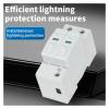 2P AC SPD 20KA-40KA 30KA-60KA 275V 385V Surge Protector/Low-Voltage Surge Arrester HR-40(30-60KA,2P AC275V) view 3