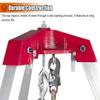 GAOFEMZ Heavy Duty Tripod Rescue System with Self-Lock Device, 12m Telescopic Legs, Fall Protection Bracket, Durable Lifting & Rescue Equipment for Safety Operations view 3