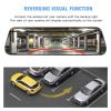 10inch Rear View Mirror Camera IPS Full Touch Screen 1080P Stream Media Rearview Mirror Dash Cam Dual Camera(NOT SD Card) view 3