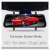10inch Rear View Mirror Camera IPS Full Touch Screen 1080P Stream Media Rearview Mirror Dash Cam Dual Camera(NOT SD Card) view 4