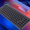 ASHATA 75% Wireless Gaming Keyboard, Compact Keyboard or PC, 84 Keys Silent Scissor Switch, with 2.4G Receiver, for Desktop PC Laptop Support for Win System (Black) view 3