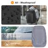 MOSISO Camera Backpack, DSLR/SLR/Mirrorless Full Back Access Photography Backpack, Waterproof Camera Bag with Tripod Holder&Laptop Compartment&Rain Cover Compatible with Canon/Nikon/Sony, Black view 4