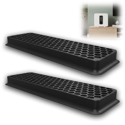 2Pcs Protective Grill Covers for Sonos Sub Gen 3, Speaker Guard to Shield for Subwoofer from Dents & Scratches, Snap-On Design (Black)