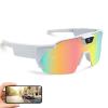 POV Glasses 4K Baseball Glasses with Camera, Smart Glasse Men Women Sunglasses Cameras and Audio Video Action (E) view 1