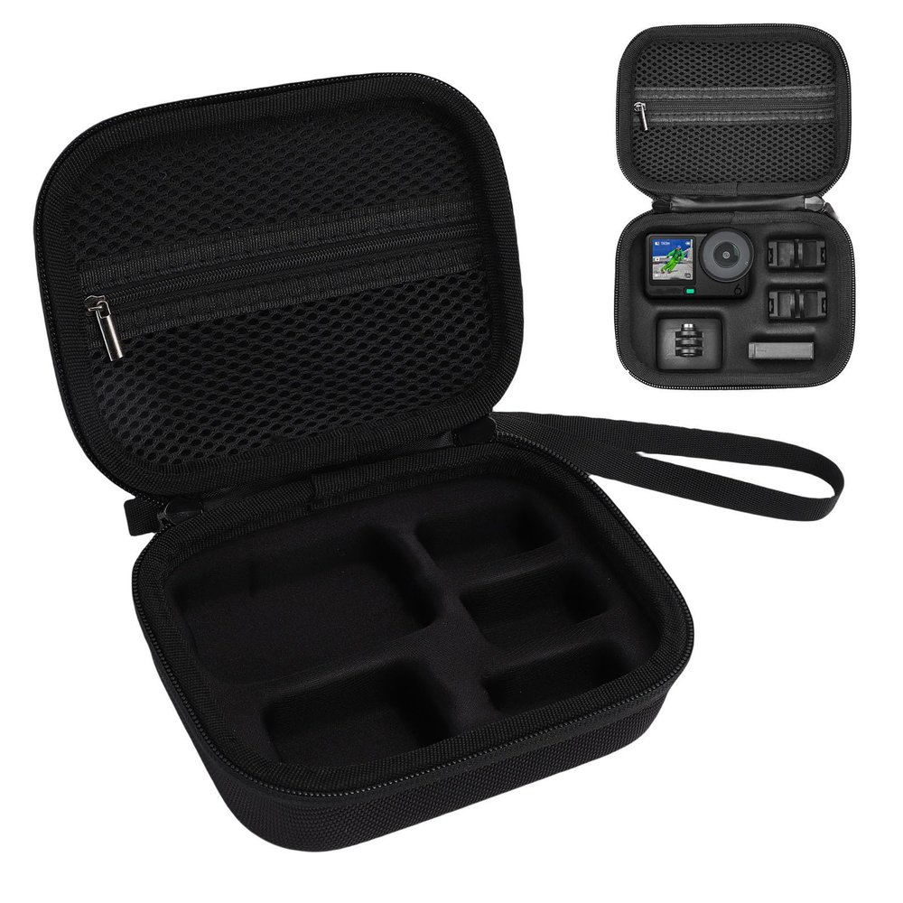 Action Camera Carry Case, Impact Proof Shock Proof Protective Storage Bag, Digital Camera Case for OSMO ACTION 6 and Small Accessories