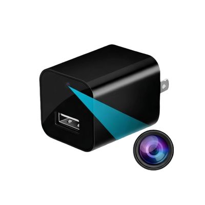 biyizor 1080P WiFi Wall Plug Hidden Camera, with Night Vision & Audio | Local SD Card Recording, Loop Recording for 24/7 Home Office Security