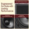 Pyle 5.25 Bookshelf Speakers, Pair of Wired Bookshelf Speakers with Wall Mount Brackets, 2-Way HiFi Home Theater with Paper Cone, Soft Dome Tweeter, Compact Design, 11.5 x 7.5 x 9.5, Black view 4