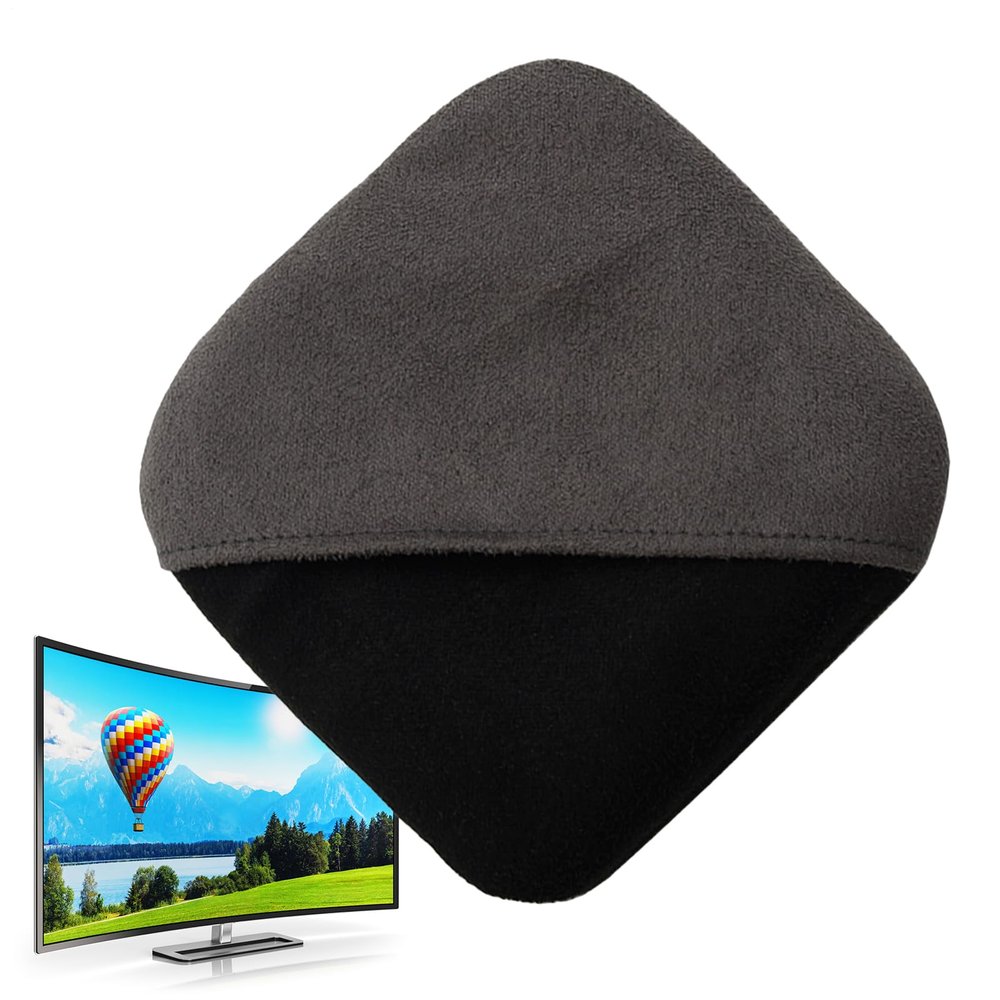 Screen Cleaner Cloth - Car Accessories Microfiber, Touch Screen Cleaner Compact Cloth for Smartphones LCD TV Tablets Laptop Camera Lenses, Dust Smudge Oil Removal, Portable Car Home Office Accessory