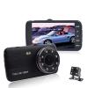 4.0 Inch Car DVR Dash Camera 8 LED Lights Dual Lens Rear View Camera DVR Camera Full HD 1080P Video Camera 150 Degree Lens(NOT SD Card) view 1
