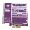 Luocute PCIe 5.0 X4 to U2 Adapter, High Speed 128Gbps SFF8639 Expansion Card with Large Copper Heat Dissipation for OS X Linuxs U.2 U.3 Hard Drives view 1