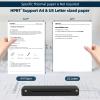 HPRT MT800 Portable Printer Wireless for Travel Bluetooth Android iPhones Laptops Printing with Case (MT800-Black) (Renewed) view 2