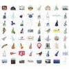 100Pcs New Hampshire Stickers Pack Aesthetic NH State Vinyl Decals for Water Bottle, Laptop, Car, Scrapbooking & Travel Souvenirs Waterproof State Stickers view 3