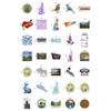 100Pcs New Hampshire Stickers Pack Aesthetic NH State Vinyl Decals for Water Bottle, Laptop, Car, Scrapbooking & Travel Souvenirs Waterproof State Stickers view 4