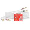 Nakamichi 24k Gold Plated Banana Plugs with 14 AWG Speaker Cable 99.9% OFC view 1