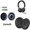 1Pair Ear Pad Headsets Earmuffs for Evolve2 65UC MS Headphones Earpads Ear Pad Sponges Cushions Covers Replacement Earpads view 4