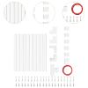 Cord Cover Wall Raceway Kit, Cable Hiders Easy Installation Conduit Channel Wire Covers for Cords for Office Commercial Places- Style b view 2