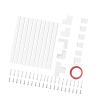 Cord Cover Wall Raceway Kit, Cable Hiders Easy Installation Conduit Channel Wire Covers for Cords for Office Commercial Places- Style b view 3
