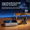NFC Bluetooth 5.3 Audio Receiver Transmitter, Bluetooth Audio Adapter for Home Audio Systems/Speakers/Computers/TVs/Projectors/Cars, Featuring USB, 3.5mm AUX, Coaxial, Optical, and RCA Connectors view 3