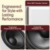 Pyle 5.25 Bookshelf Speakers, Pair of Wired Bookshelf Speakers with Wall Mount Brackets, 2-Way HiFi Home Theater with Paper Cone, Soft Dome Tweeter, Compact Design, 11.5 x 7.5 x 9.5, White view 2