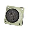 1 Set 16 Pin Standard Aviation Male Female Plug Green Wiring Connector MS3106A-24-7S/P MS3102A-24-7S/P(16p Female) view 4