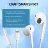 2-Packs Headphones with Lightning Connector, Wired Earbuds for iPhone with Built-in Remote to Control Music, Phone Calls, and Volume, Compatible 14 13 12 11 Pro Max X XS XR 8 7 Plus. view 2