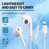 2-Packs Headphones with Lightning Connector, Wired Earbuds for iPhone with Built-in Remote to Control Music, Phone Calls, and Volume, Compatible 14 13 12 11 Pro Max X XS XR 8 7 Plus. view 4
