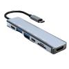 7 in 1 USB C HUB 3.0 HDMI 4K 60Hz Video USB2. SD TF Card Slot Reader Multi-Ports PD for PC/Laptops/MacBook Pro(Brown) view 2