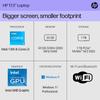 HP 17.3 inch Laptop with Office 365 for The Web, 32GB RAM, 2TB SSD Storage, Intel 13th 8 Cores i3 CPU (Beat 11th i5), 10 Key Number Pad, Windows 11, No Mouse view 3