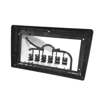 1PC 7-9 Inch Double DIN Dash Mounting Frame Trim Kit, Compatible For Multi-Vehicle Fit Stereo Panel